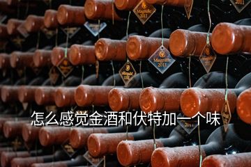 怎么感覺(jué)金酒和伏特加一個(gè)味