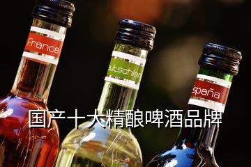 國產(chǎn)十大精釀啤酒品牌