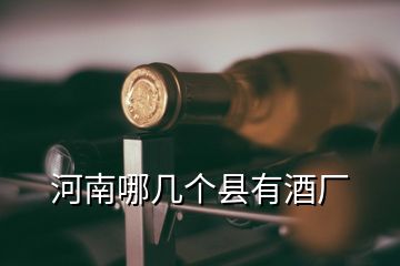 河南哪幾個(gè)縣有酒廠