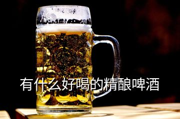 有什么好喝的精釀啤酒