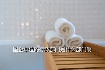 國(guó)企單位的行政部門是什么部門啊