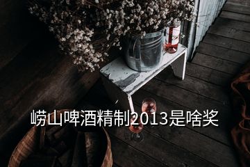 嶗山啤酒精制2013是啥獎(jiǎng)