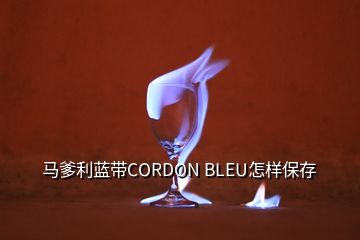 馬爹利藍(lán)帶CORDON BLEU怎樣保存