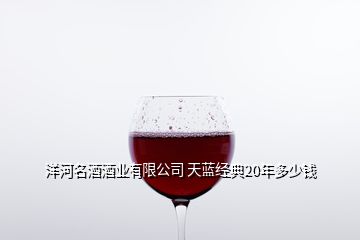 洋河名酒酒業(yè)有限公司 天藍(lán)經(jīng)典20年多少錢(qián)