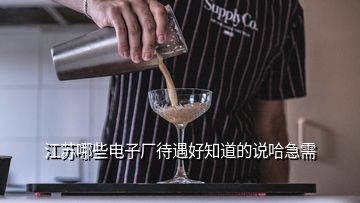 江蘇哪些電子廠(chǎng)待遇好知道的說(shuō)哈急需