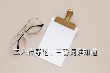 二人轉(zhuǎn)野花十三香詞誰知道