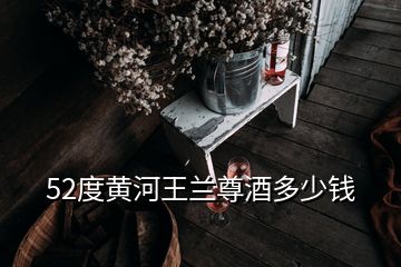 52度黃河王蘭尊酒多少錢