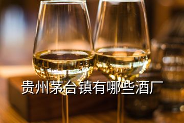 貴州茅臺鎮(zhèn)有哪些酒廠