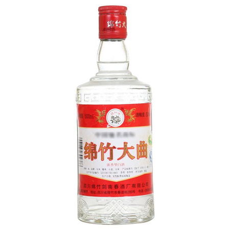 綿竹大曲淡雅型白酒500ml(綿竹大曲哪款酒最好)